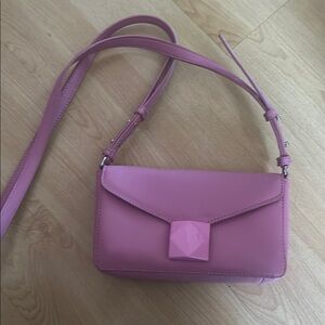 Vince Camuto Pink Crossbody Bag with Envelope Flap